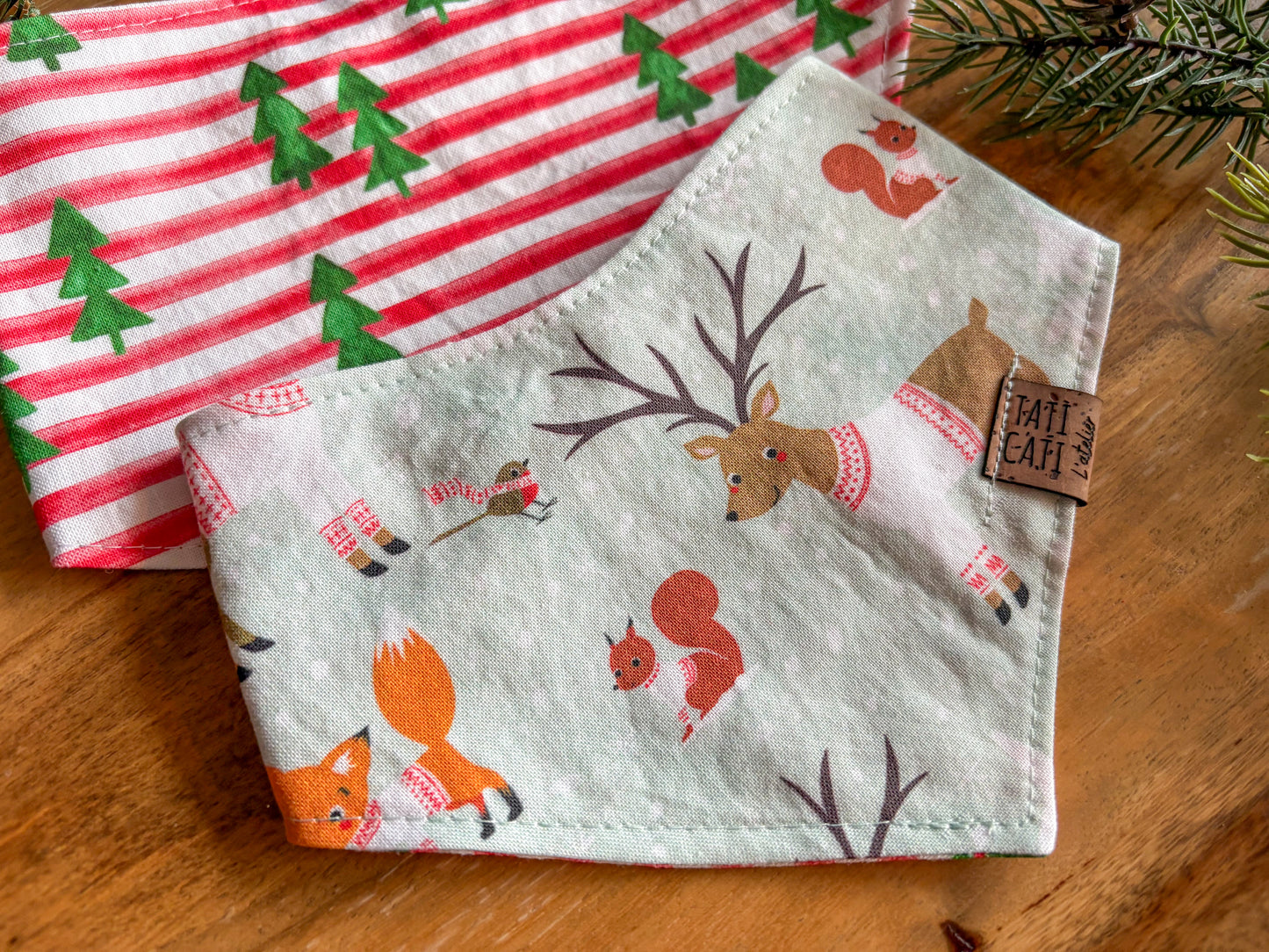 Bandana - Tricots et forêt lignée