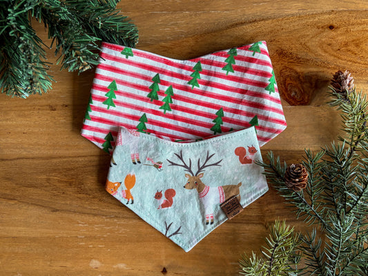 Bandana - Tricots et forêt lignée